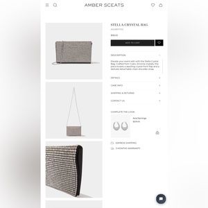 Amber Sceats Stella Crystal Crossbody Bag